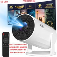 PROYECTOR HD XBJ CON RESOLUCION NATIVA 1280X720P Y SOPORTA 1080P Y 4K. TIENE WIFI Y BLUETOOTH. NUEVOS**52437713 - Img 55796151