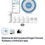 Sistema de alarma para el hogar Clouree 8 piezas y control por app - Img 56860115