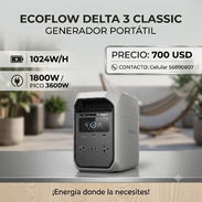 EcoFlow DELTA 3 Classic - Estación de Energía Portátil - Img 57132839