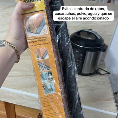 Barrera de viento ajustable para puertas 5usd largo 1 metro - 2/2