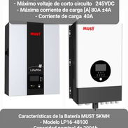 Kit: Inversor Must de 3000w + batería Must de 5000Wh - Img 57703837