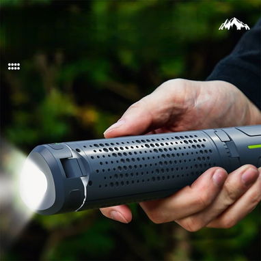 Lámpara Linterna LED Telescópica Wason 1000 Lúmenes Recargable y Regulable con Soporte - 5/6