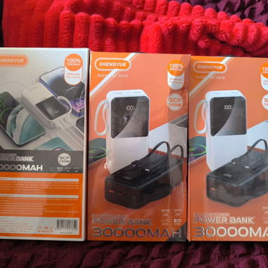Powerbank nuevos sellados originales de 30 000 mha no se kede sin carga en lámpara celulares ventiladores etc - 5/5