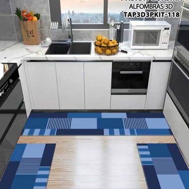 Juegos de Alfombras de cocina 3D diseño moderno 3 piezas (uhb) - Img 113732190