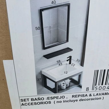 MUEBLE DE BAÑO CON ESPEJO - 2/2