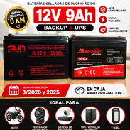 Baterias 12V 9Ah Sun y Sunshine para Backup y UPS - Img 58269985