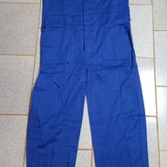 Overoles azules d trabajo de algodón talla S - Img 48362237