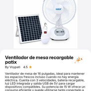 Ventilador de mesa recargable - Img 57858867