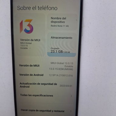 Xiaomi Redmi Note 11 80usd - 5/6
