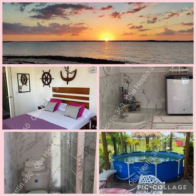 RENTA hostal de 3 habitaciones y piscina en PLAYA SANTA LUCIA, CAMAGÜEY con Qba Hostin 360 - 2/10