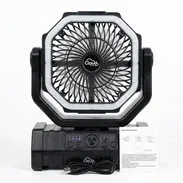 Ventilador recargable multifuncional con aro de luz - cloud - 20000mAh / Serie X20 - Img 55737804
