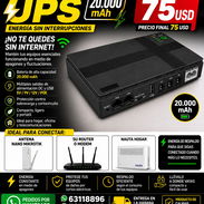 ⚡ **MINI UPS 20 000 mAh — ENERGÍA SIN INTERRUPCIONES** - Img 56950106