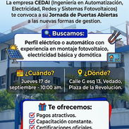 Buscamos: Perfil eléctrico o automático con experiencia en montaje fotovoltaico, electricidad básica y domótica. - Img 57319319