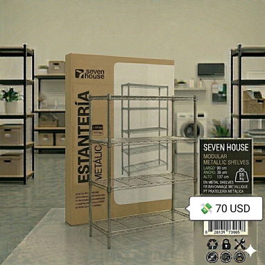 Estantería pra negocio o hogar - 6/7