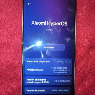 Vendo Poco X7 pro. Solo 3 meses de uso. Todas las especificaciones en las fotos. Aprovéchalo - Img 125240145