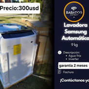 lavadora automática samsumg 9kg. yoaarifen 💯 - Img 54884539