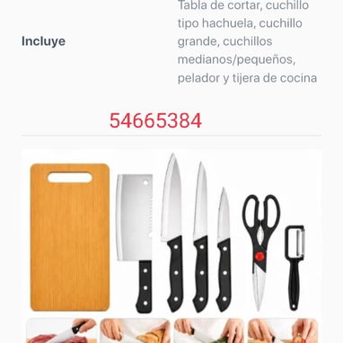 Set cuchillos de cocina. Solo 15 USD 🐝 - 2/3