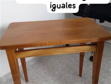 Mesa de madera con marmol - Img 66144431