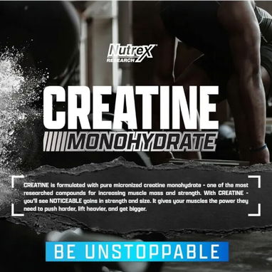 Creatina monohidratada|Nutrex| de 60 servicios - Img 124944567