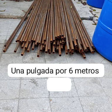 Gran variedad en modelos de tejas garbanizadas,tubos PVC y hierro negro de 6 mt,purles , cerca perle y más en herrería - Img 123020624