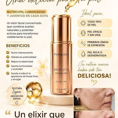 SUPER ELIXIR ABSOLUTO 25ml✨Sérum para rostro, cuerpo y cabello✨ Alta gama con 15 aceites ✨ - 3/3