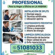 Expertos en MONTAJE Y MANTENIMIENTO de splits en Habana - Img 56127217