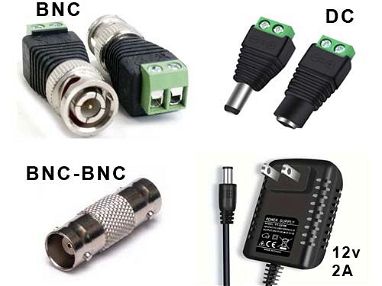 Conectores para camaras de vigilancia BNC, DC, CC y otros accesorios de CCTV - Img main-image-45852042