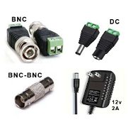 Conectores para camaras de vigilancia BNC, DC, CC y otros accesorios de CCTV - Img 45852042