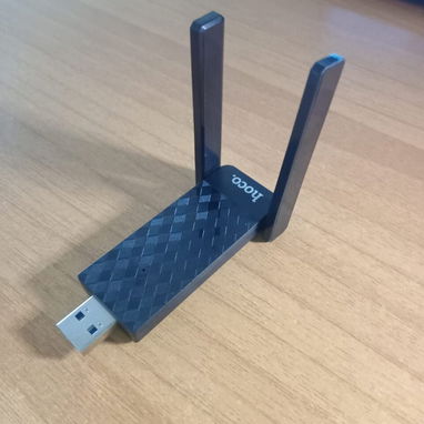 Hoco HI34 - Adaptador de red inalámbrico USB con doble antena externa, ENTREGA DE FACTURA, VARIEDAD DE ARTÍCULOS - 2/5