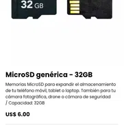 MicroSD genérica - 32GB. Nueva a estrenar - Img 48747187