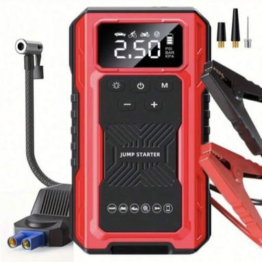 Arrancador para autos con inflador de neumáticos y luces de emergencia - Img 122118308