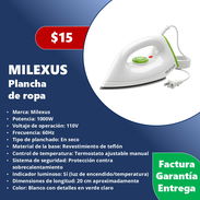 Plancha de ropa Milexus - Img 56008607