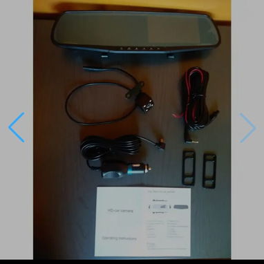 Espejo retrovisor digital con cΓ‘mara frontal y trasera - Img 123500957