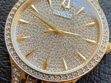 Reloj Bulova Crystal Pavé tono Oro rosa (Nuevo) - Img 66309367