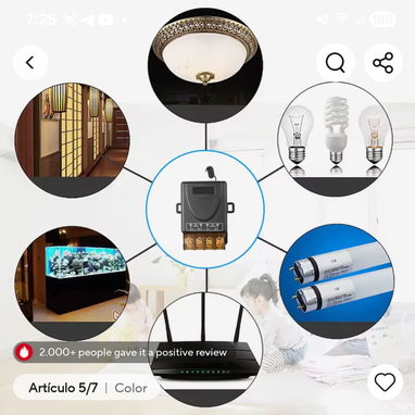 💯💯Interruptor inteligente con mando 10A 220V - Img 113905528
