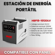 Estación de energía portátil marca MUST con 1280 Wh/ 12. 8v, potencia nominal 1000 w. 5 puertos usb y 4 puertos entradas - Img 56221997