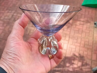 5 copas BALL Martini Cocktail Glass vintage - Img main-image