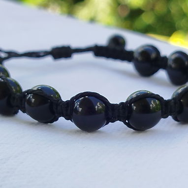 Pulsera de Onix tejida - Img 104624755