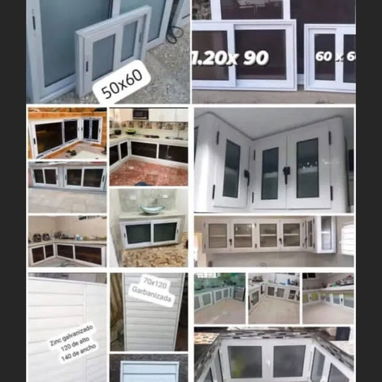 Puertas y ventanas de aluminio con cristal - Img 118374654