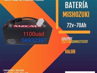 Batería MISHOZUKI 72v-70Ah - Img main-image-45772561