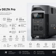 ⚡ECOFLOW DELTA PRO  🔋 3600 Wh Capacidad LiFePO4  ✅ 3600 W Potencia Nominal  ✅ 7200 W Potencia Pico🧾 Factura y Garantía - Img 57889883