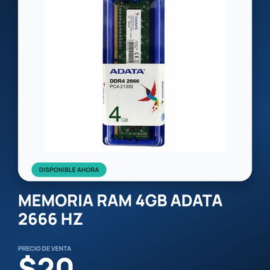 Memorias RAM Adata - 2/2