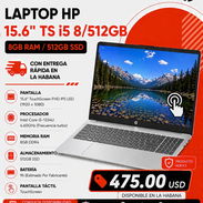 Laptop HP 15-fd0154wm i5 8GB 512GB SSD Touch | 15.6” FHD en La Habana - Img 55047023
