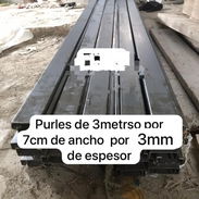 Purles de 3 metros x 7 cm de ancho x 3 mm de espesor - Img 54269120