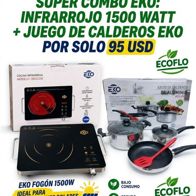 Combos de fogones infrarrojos e induccion con calderos - 2/7