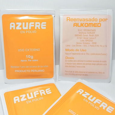 Azufre en polvo 10g (sobre) - 3/3
