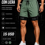 Short con licra para el gym. Tallas desde la S hasta XL. - Img 55832211