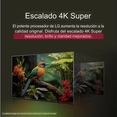 LG de 65” 4K UHD IA incorporado modelo: UA77 del 2025 Smart TV - 8/10