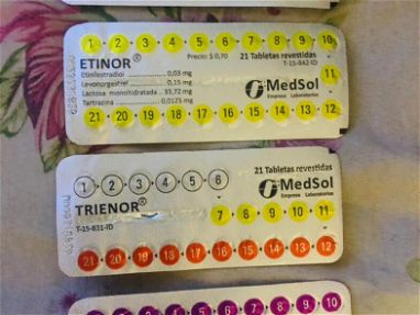 Pastillas anticonceptivas Aminor Trienor Estracip Etinor - Img main-image