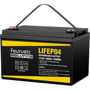 Batería LiFePO4 de 12V 100Ah recargable FEURUETC - Img 57306899
